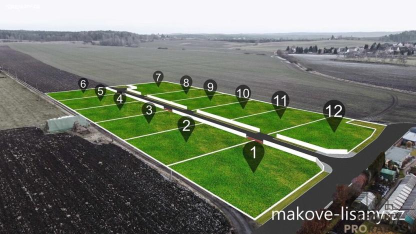 Prodej pozemku pro bydlení, Lišany, 1002 m2