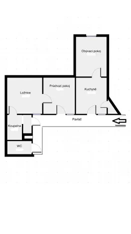 Pronájem bytu 3+1, Praha - Nové Město, Žitná, 95 m2