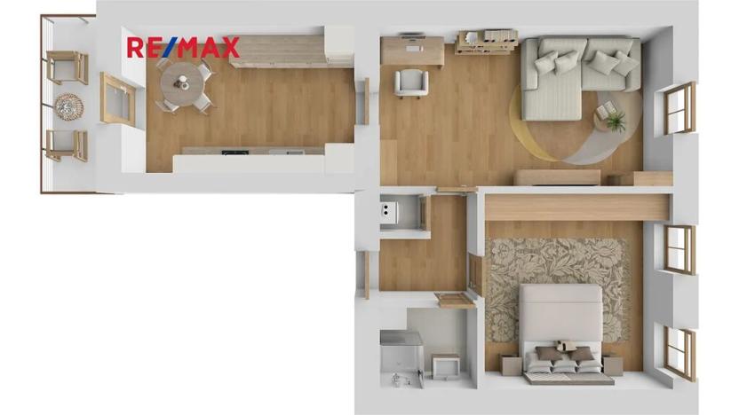 Prodej bytu 2+1, Praha - Karlín, Pernerova, 62 m2