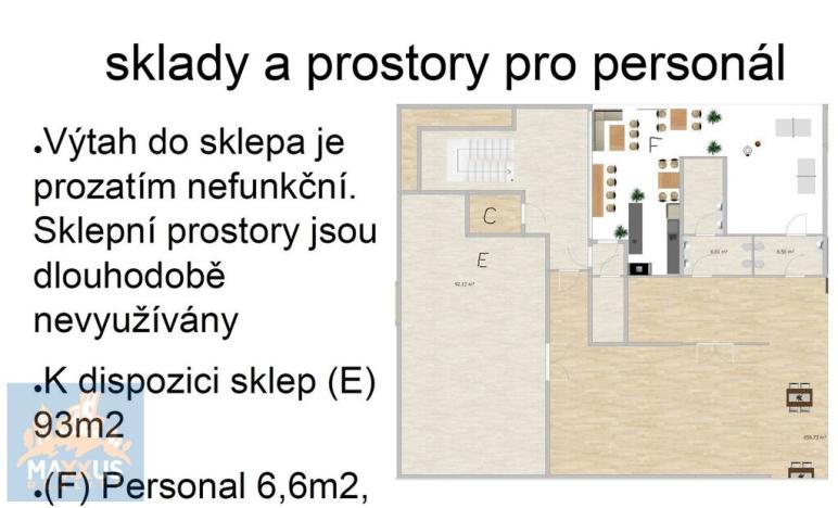 Prodej komerční nemovitosti, Žatec, Husova, 2862 m2