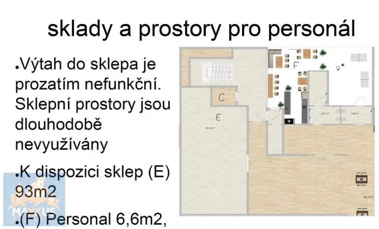 Prodej komerční nemovitosti, Žatec, Husova, 2862 m2