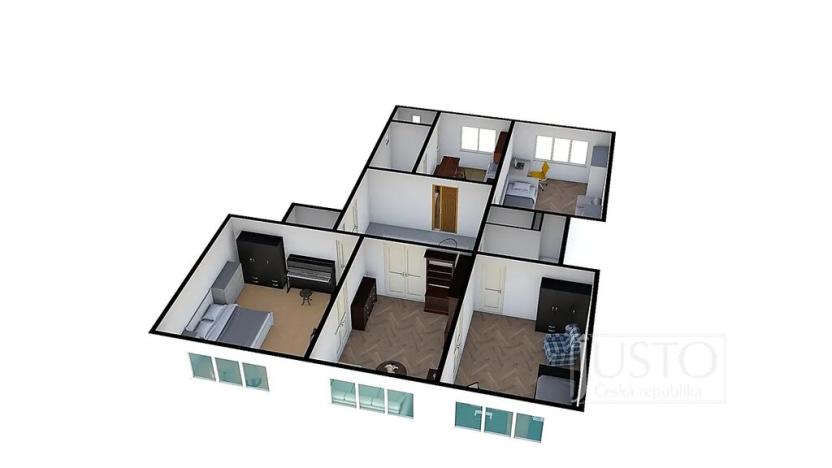 Prodej bytu 4+1, Písek, Tylova, 132 m2