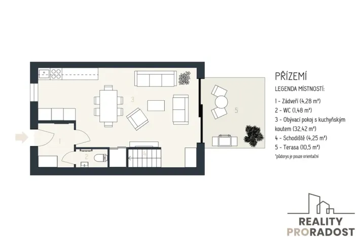 Prodej bytu 3+kk, Prušánky, 77 m2