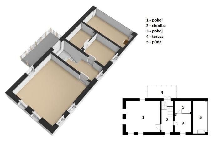 Prodej rodinného domu, Bystrá nad Jizerou, 183 m2