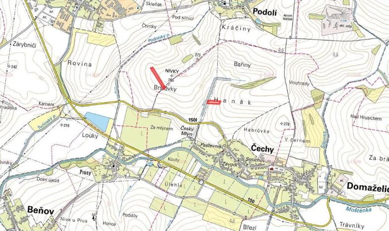 Prodej pole, Podolí, 5666 m2