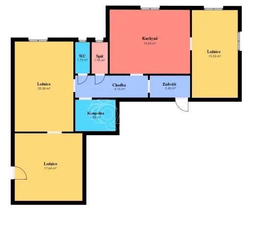 Prodej bytu 3+1, Teplice nad Metují - Dědov, 88 m2