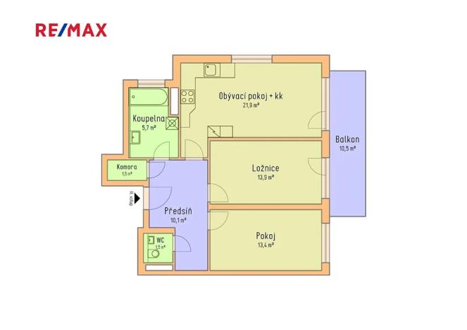 Prodej bytu 3+kk, Praha - Uhříněves, Václava Trojana, 73 m2