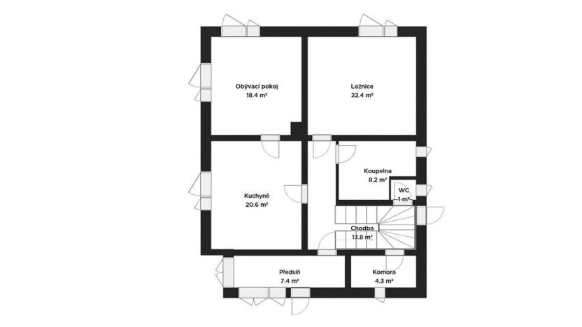 Prodej chaty, Dalečín, 151 m2