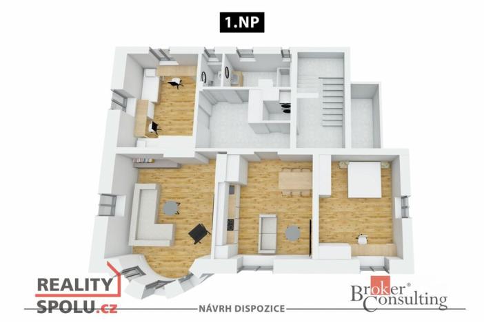 Prodej vily, Praha - Modřany, Darwinova, 354 m2