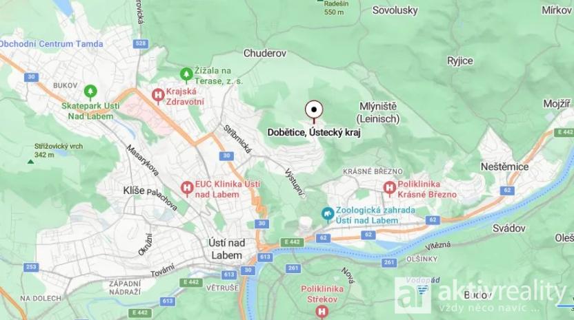 Prodej bytu 2+1, Ústí nad Labem - Severní Terasa, Kmochova, 60 m2