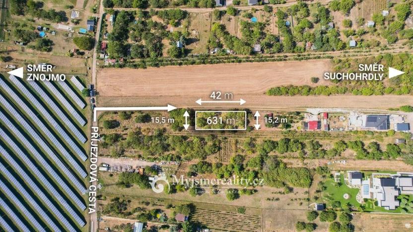 Prodej zahrady, Suchohrdly, 631 m2
