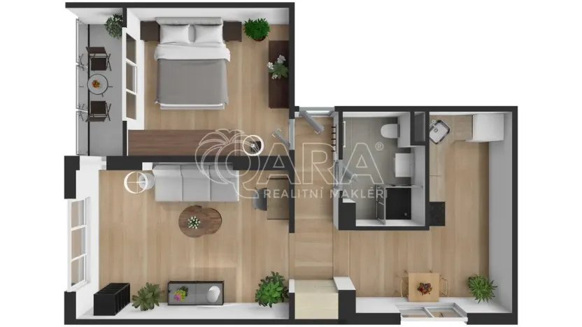 Prodej bytu 2+1, Kutná Hora, Nové Dvory, 60 m2