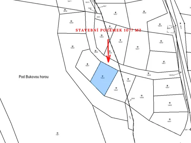 Prodej pozemku pro bydlení, Čenkovice, 1077 m2