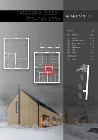 Prodej chaty, Červená Voda, 84 m2