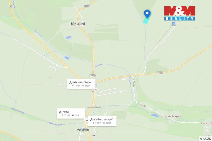 Prodej pole, Chotiměř, 4549 m2