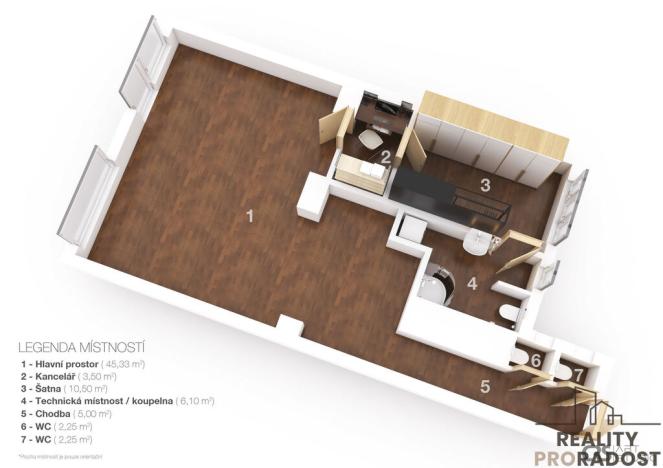 Pronájem obchodního prostoru, Ostrava, Macharova, 75 m2