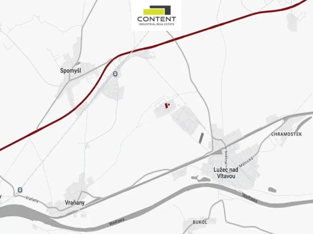 Pronájem výrobních prostor, Lužec nad Vltavou, 11000 m2