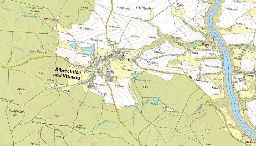 Prodej pole, Albrechtice nad Vltavou, 33781 m2