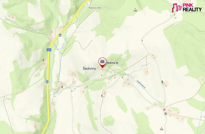 Prodej chalupy, Kounov - Šediviny, 40 m2