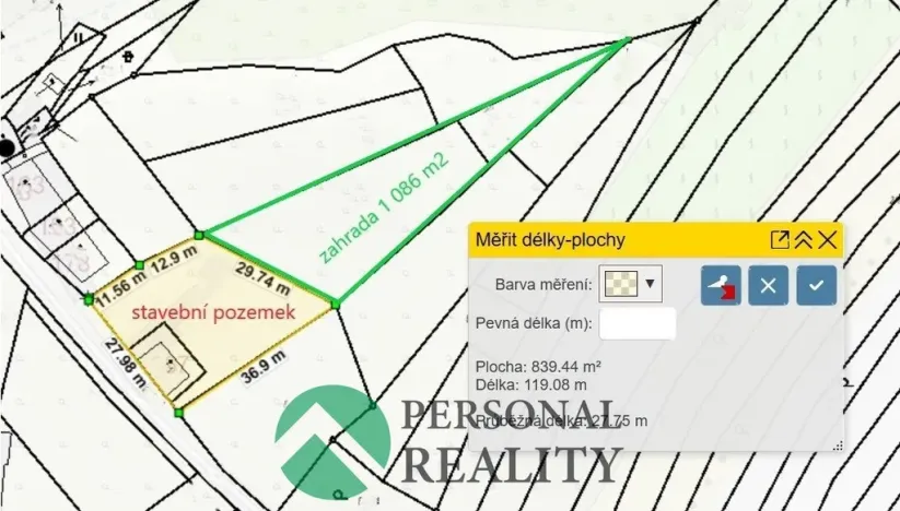Prodej pozemku pro bydlení, Horní Bojanovice, 1895 m2