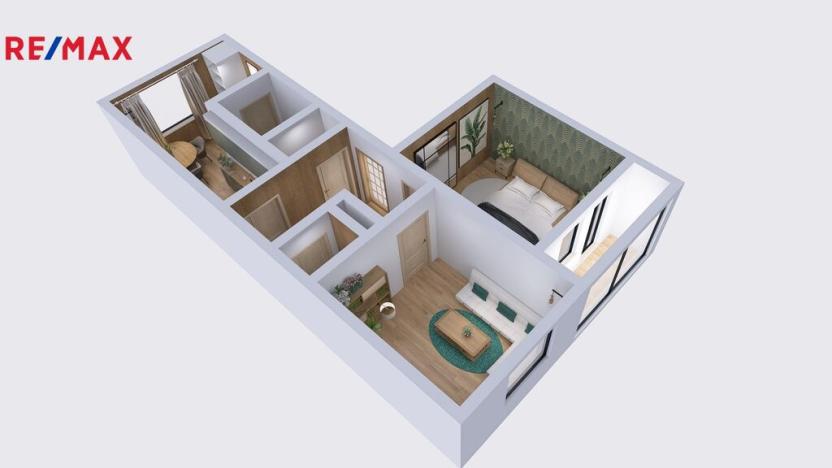 Pronájem bytu 2+1, Šumperk, Čajkovského, 55 m2