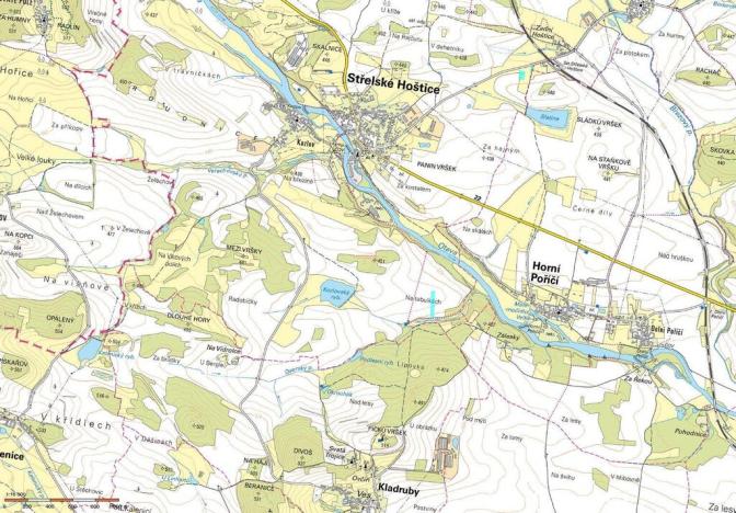 Prodej pole, Střelské Hoštice, 54215 m2