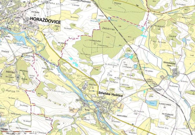 Prodej pole, Střelské Hoštice, 54215 m2