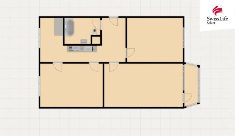 Prodej bytu 3+1, Sokolov, Švabinského, 83 m2