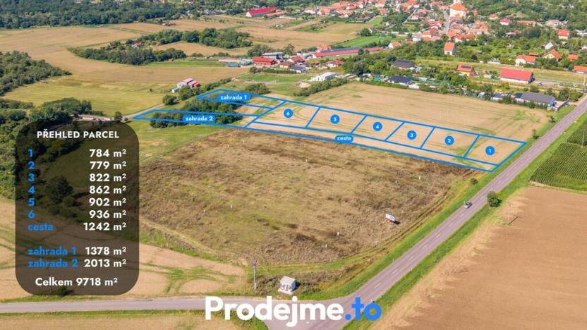 Prodej pozemku pro bydlení, Dyje, 9718 m2