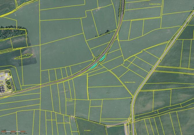 Prodej louky, Osek, 441 m2