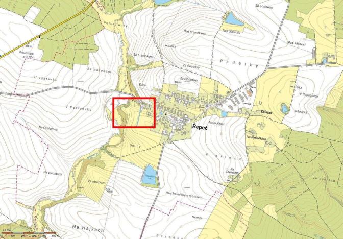 Prodej louky, Řepeč, 1356 m2