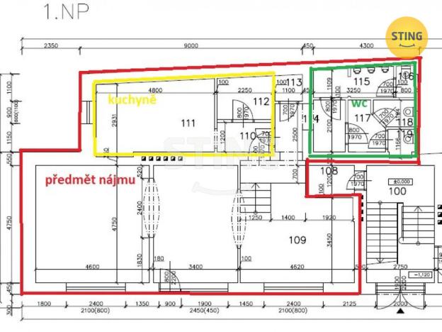 Pronájem obchodního prostoru, Bohumín - Nový Bohumín, Alešova, 90 m2