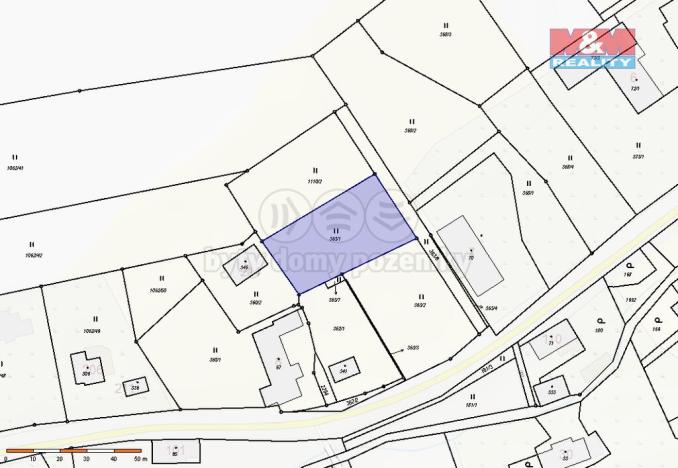 Prodej pozemku pro bydlení, Rudná pod Pradědem - Stará Rudná, 1407 m2