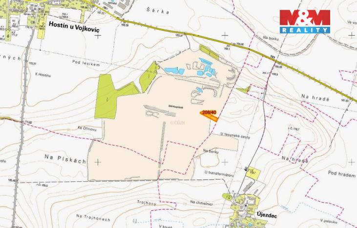 Prodej pole, Hostín u Vojkovic, 4832 m2