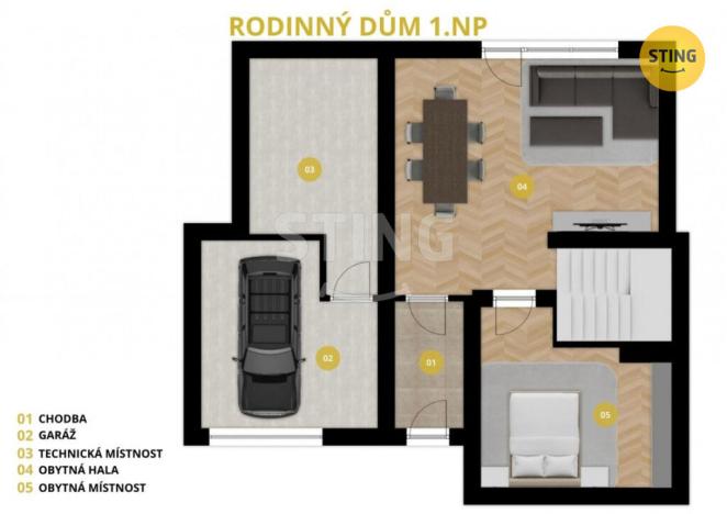 Prodej rodinného domu, Horní Suchá, Průjezdní, 65 m2