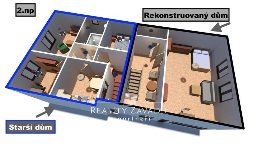 Prodej rodinného domu, Miličín - Petrovice, 190 m2