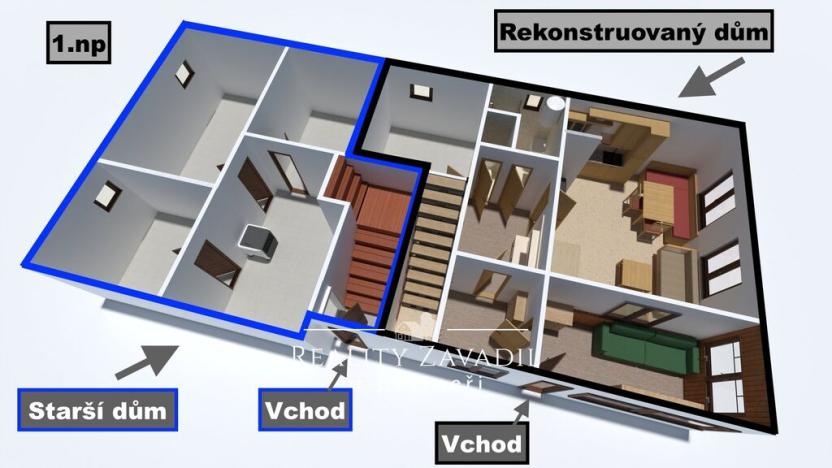 Prodej rodinného domu, Miličín - Petrovice, 190 m2