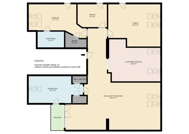 Prodej bytu 4+1, Ústí nad Labem - Ústí nad Labem-centrum, Pařížská, 153 m2