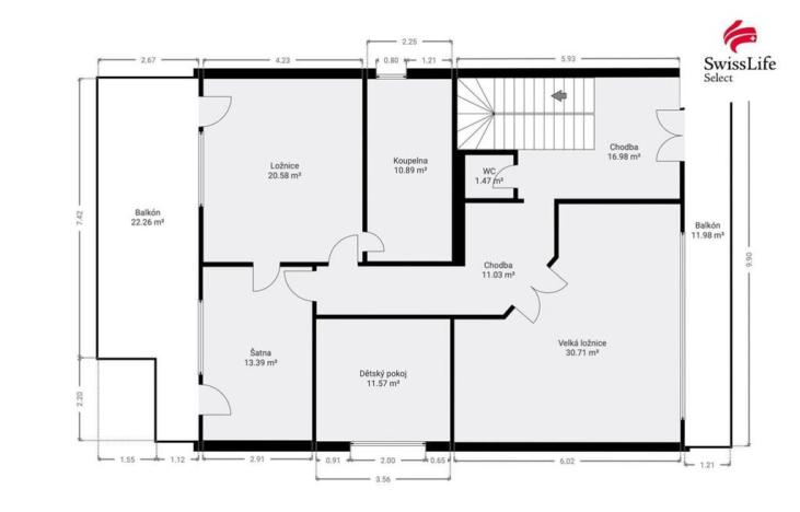 Prodej rodinného domu, Pardubice, Dlouhá, 410 m2