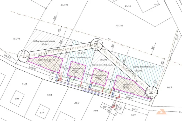 Prodej pozemku pro bydlení, Dobroměřice, Na Mořině, 596 m2