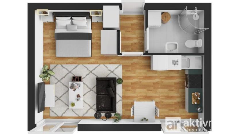 Prodej bytu 1+kk, Praha - Žižkov, Pod lipami, 32 m2