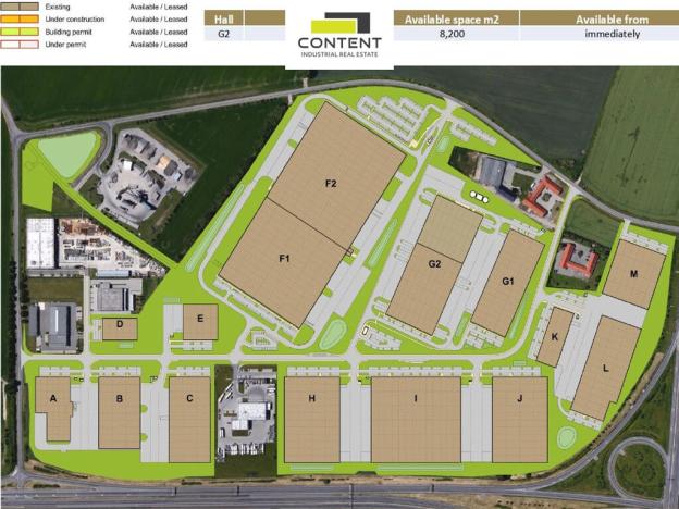 Pronájem výrobních prostor, Olomouc - Slavonín, Na Statkách, 8200 m2