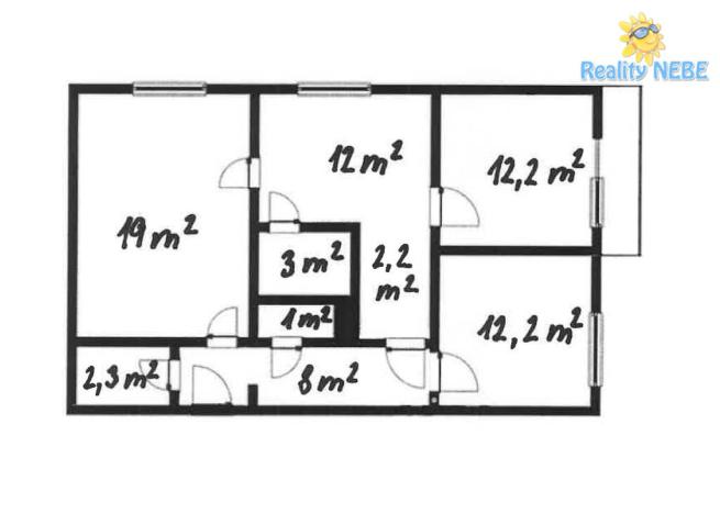 Prodej bytu 3+1, Praha - Braník, Nad lesním divadlem, 80 m2