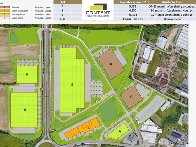 Pronájem výrobních prostor, České Budějovice - České Budějovice 4, Slévárenská, 24000 m2