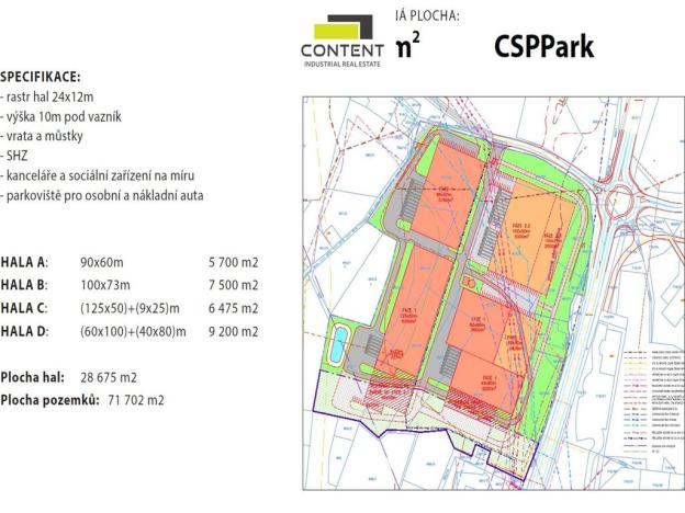 Pronájem skladu, Vystrkov, 7500 m2