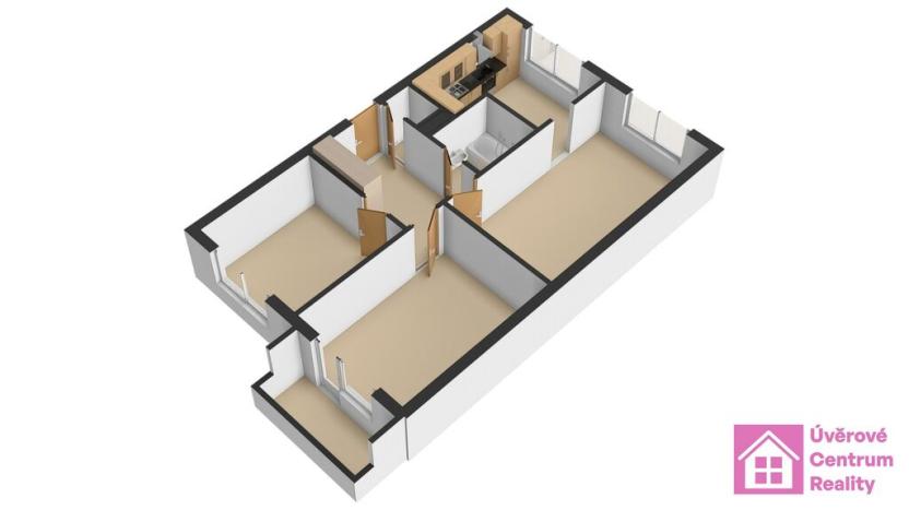 Prodej bytu 3+1, Břeclav, U Jánského dvora, 75 m2