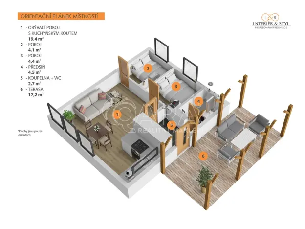 Prodej chaty, Košátky, 36 m2