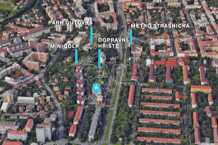 Pronájem bytu 2+1, Praha - Strašnice, V olšinách, 62 m2