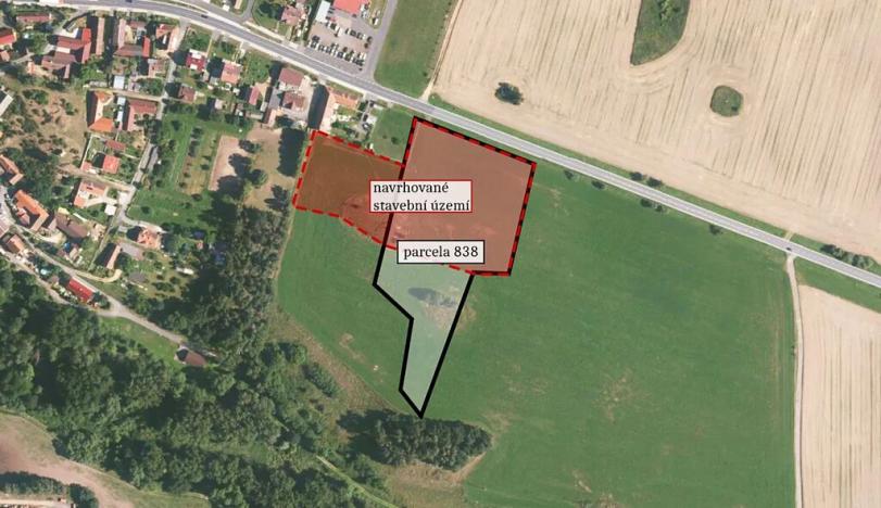 Prodej podílu pozemku pro bydlení, Malý Bor, 6505 m2