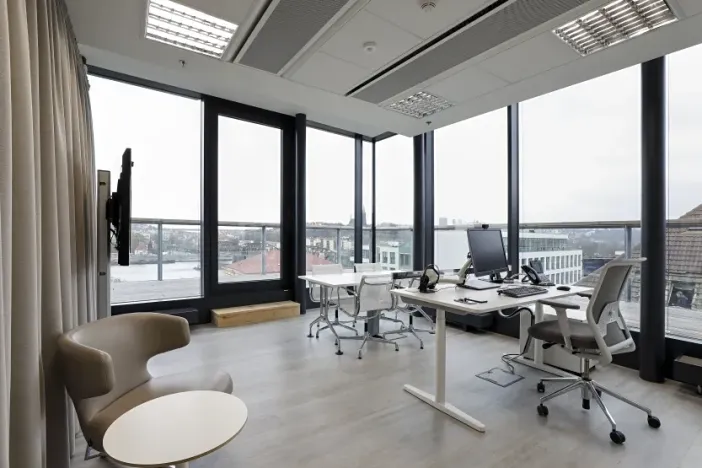 Pronájem kanceláře, Praha - Smíchov, Na Valentince, 1165 m2